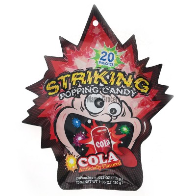 Striking Popping Candy (20pouches) Cola Flavoured